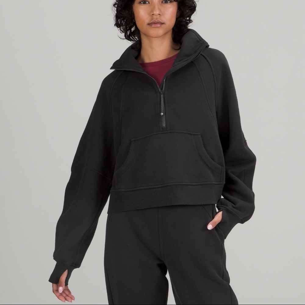 Lululemon scuba oversized funnel neck half- zip